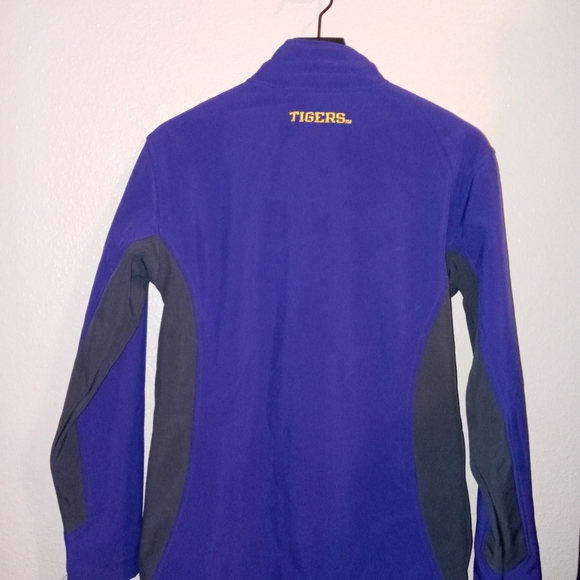 Sz Small KA Knights Apparel LSU Purple Full Zip Logo Long Sleeve Jacket. - Picture 3 of 3